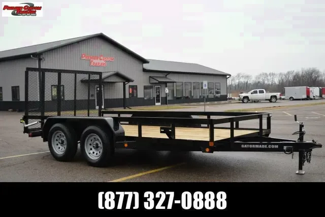 2025 Gatormade 7x14 Open Landscape Trailer - Tandem Axle