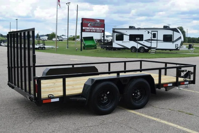New 2025 BND 7x14' Landscape Utility Trailer – Tandem Axle Ready