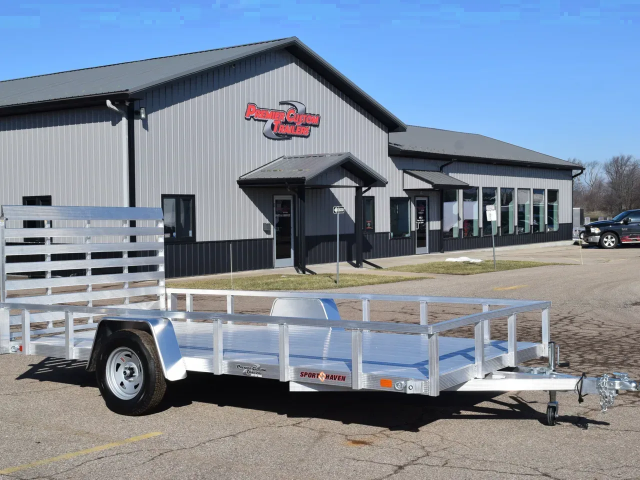 2026 Sport Haven 7x14 Aluminum Utility Trailer