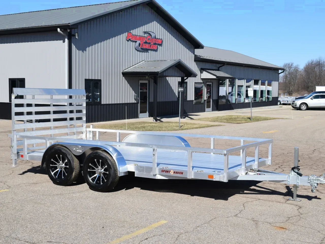 2026 Sport Haven 7x14 ALUMINUM UTILITY TRAILER W/ HD REAR RAMP GATE