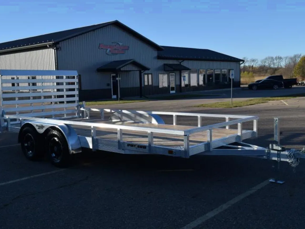 SPORT HAVEN 7x16 "X" OFF ROAD OPEN UTILITY TRAILER W/ HD REAR RAMP GATE