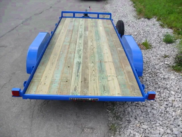 18ft Multipurpose Trailer w/Slide in Ramps