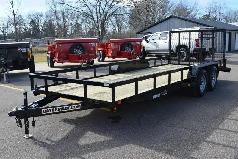 2025 Gatormade 7x20 Open Landscape Trailer with 10K GVWR – Price on Request