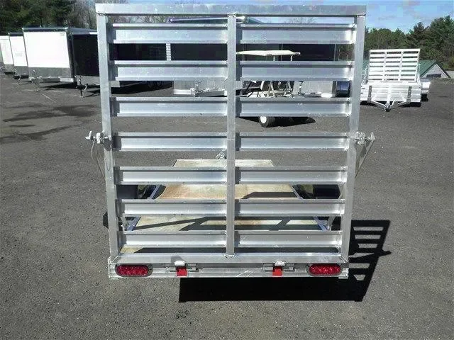 10ft Aluminum w/Wooden Deck Utility Trailer
