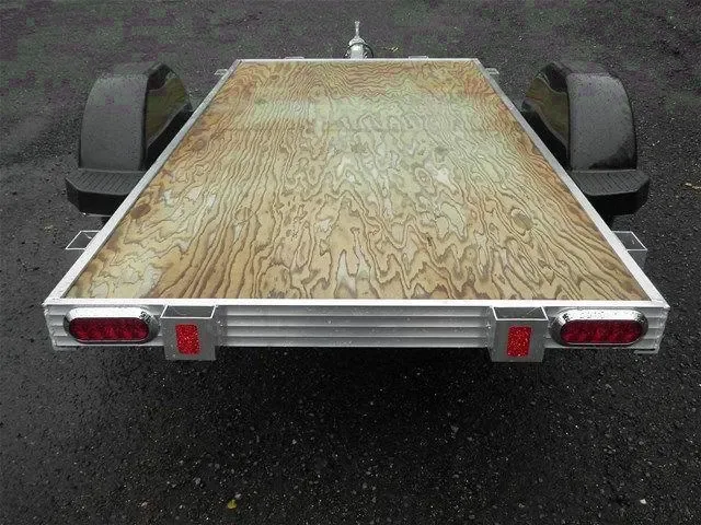 8ft Tilt Utility Trailer-Aluminum with Wood Floor