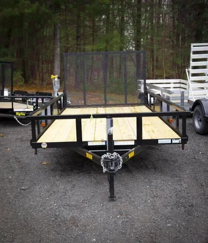 14ft Utility Trailer Wood Floor Ramp Gate