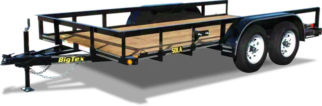 Black 14ft TA  Utility Trailer w/Ramp