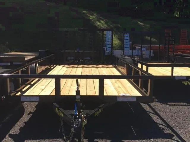 18ft Utility Trailer Black Steel Frame