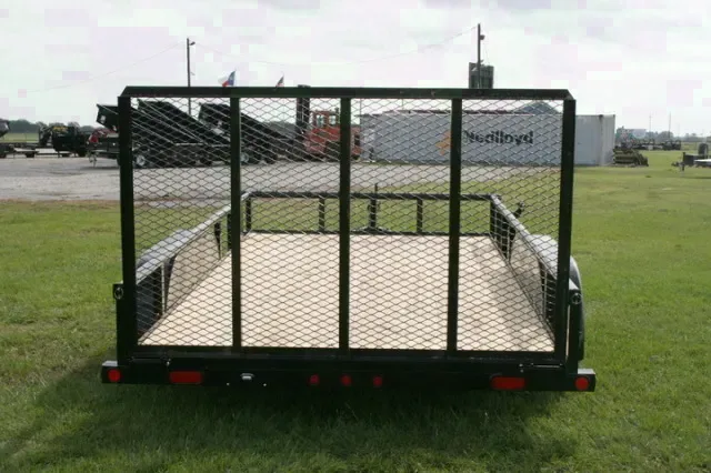 14ft TA Utility Trailer Treated Wood Floor