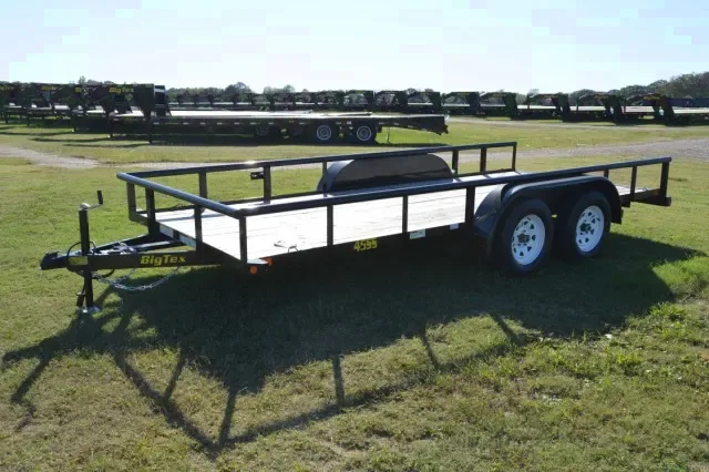 16ft Tandem 3500lb  Axle Trailer w/One Electric Brake