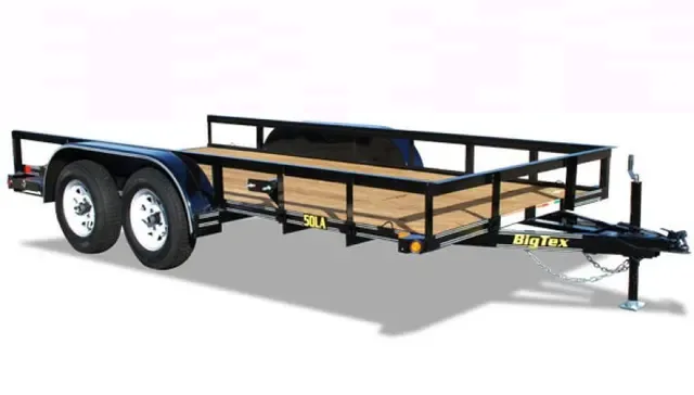 16ft Utility Trailer Tandem 3500lb Axles  and Ramp Gate