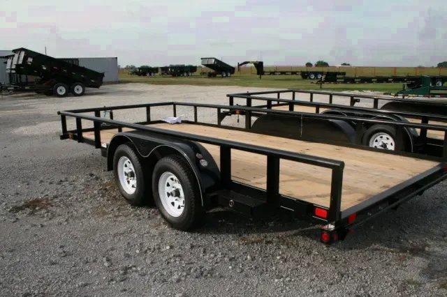 18ft Utility Trailer with Wood Decking