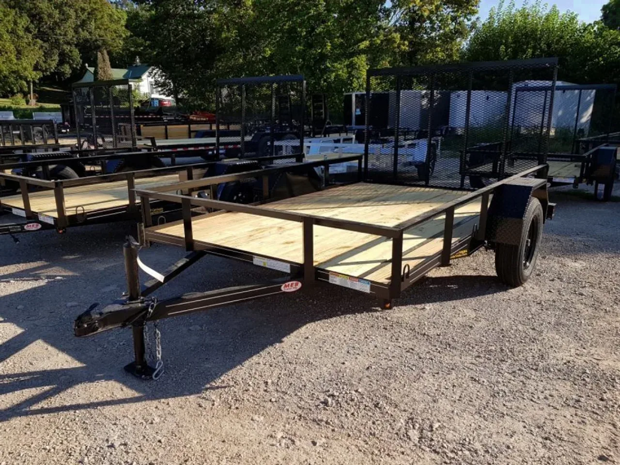 2026 MEB 77" x 10' Utility Trailer with Ramp Gate - 2,999 lb. GVWR