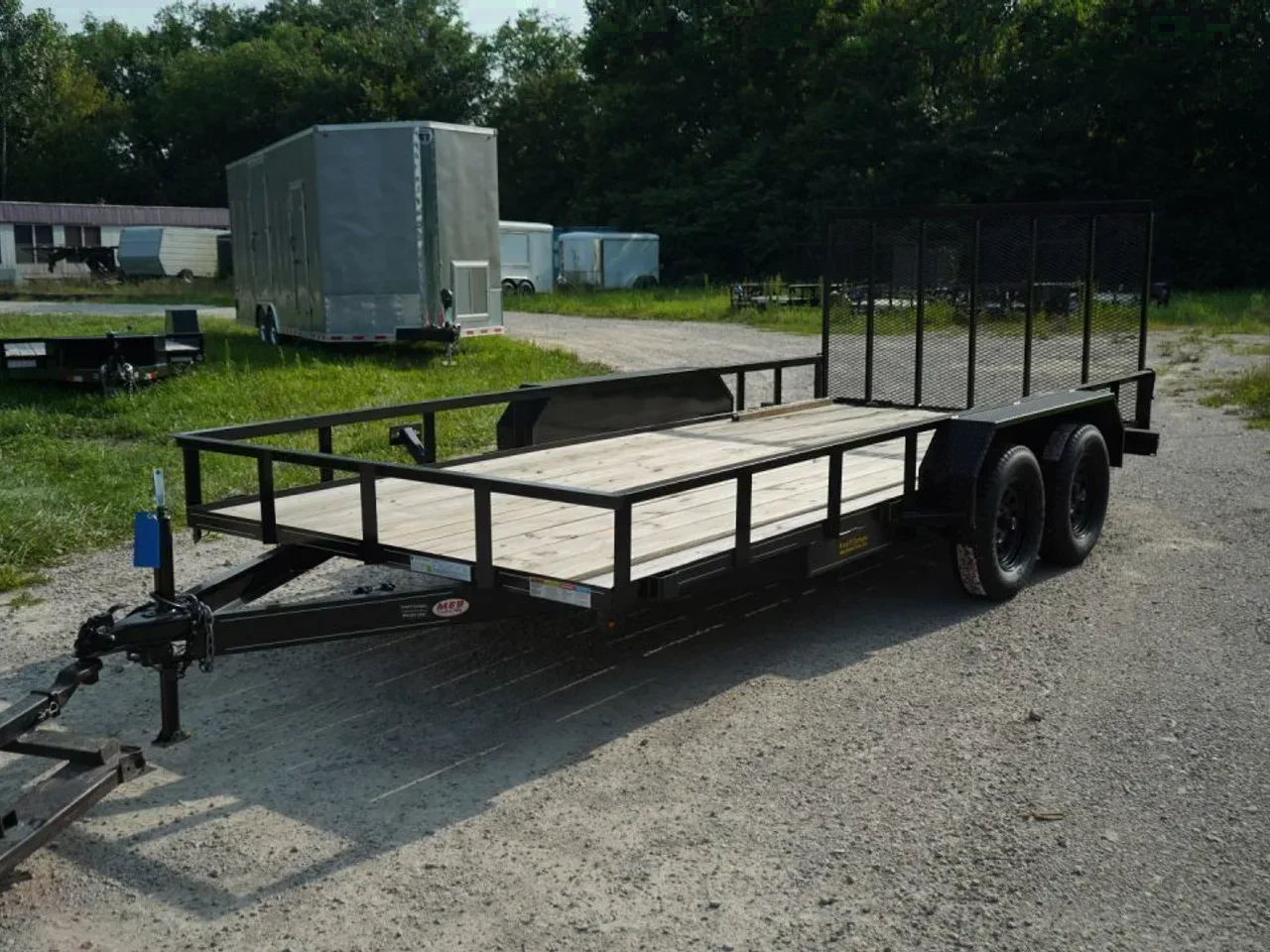 2026 MEB 77" x 16' Utility Trailer with Ramp Gate - 7K GVWR