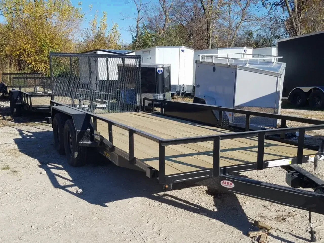 2026 MEB 77" x 16' Utility Trailer with Ramp Gate - 7K GVWR