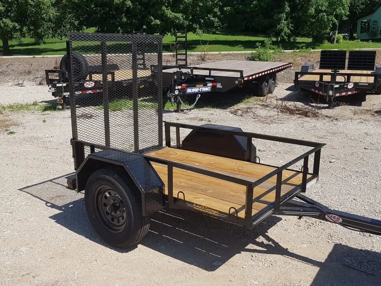 2026 MEB 4x6 Angle Iron Utility Trailer W/Ramp