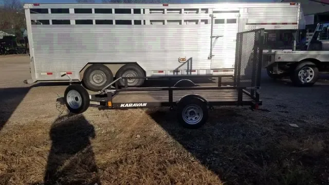 2020 Karavan 5x8 Utility Trailer with Fold Down Sides
