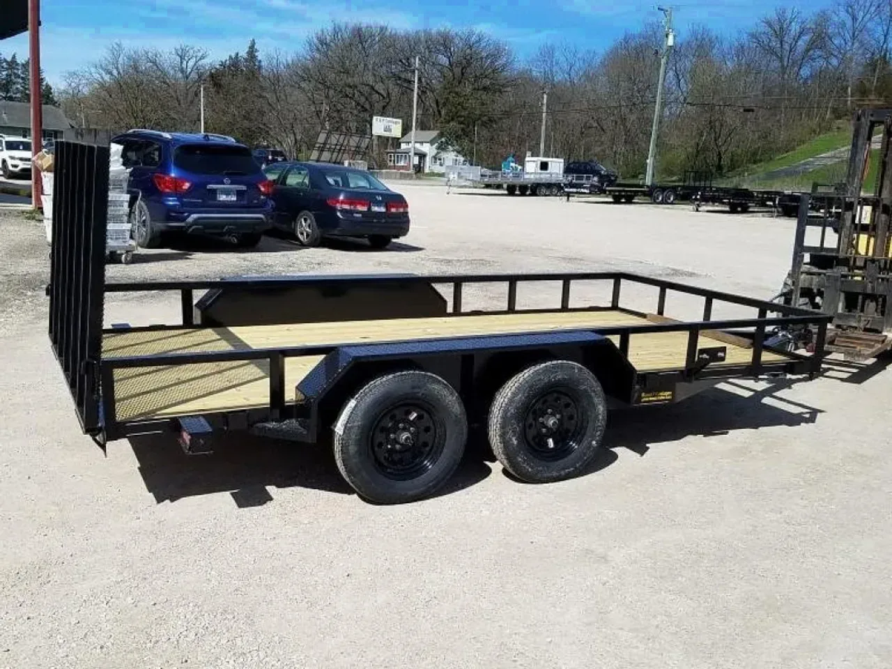 2026 MEB 77x12 Utility Trailer w/Gate 7K | New Landscape ATV UTV Hauler