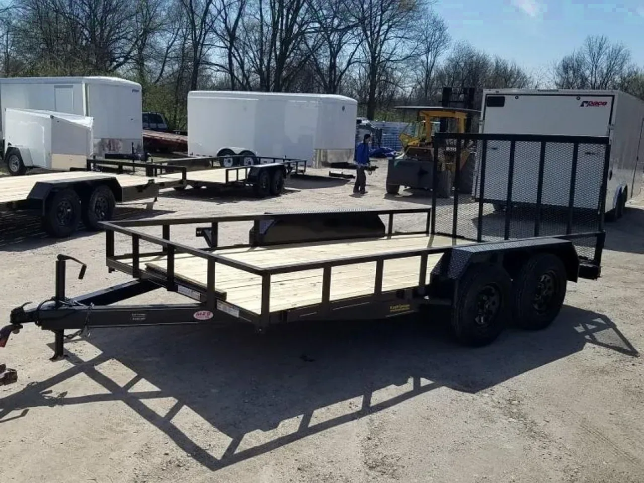 2026 MEB 77x14 Utility Trailer W/Ramp 7K