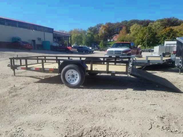 2025 MEB 6.5x12 Angle Iron Utility Trailer with Gate