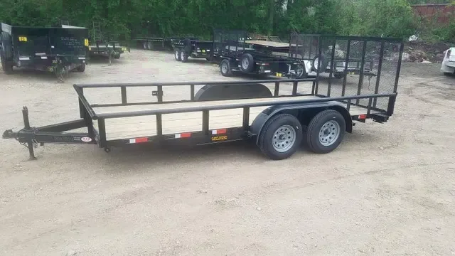 New 2025 MEB 6.5x16 Pipetop Utility Trailer with Ramp Gate - Offer Today!