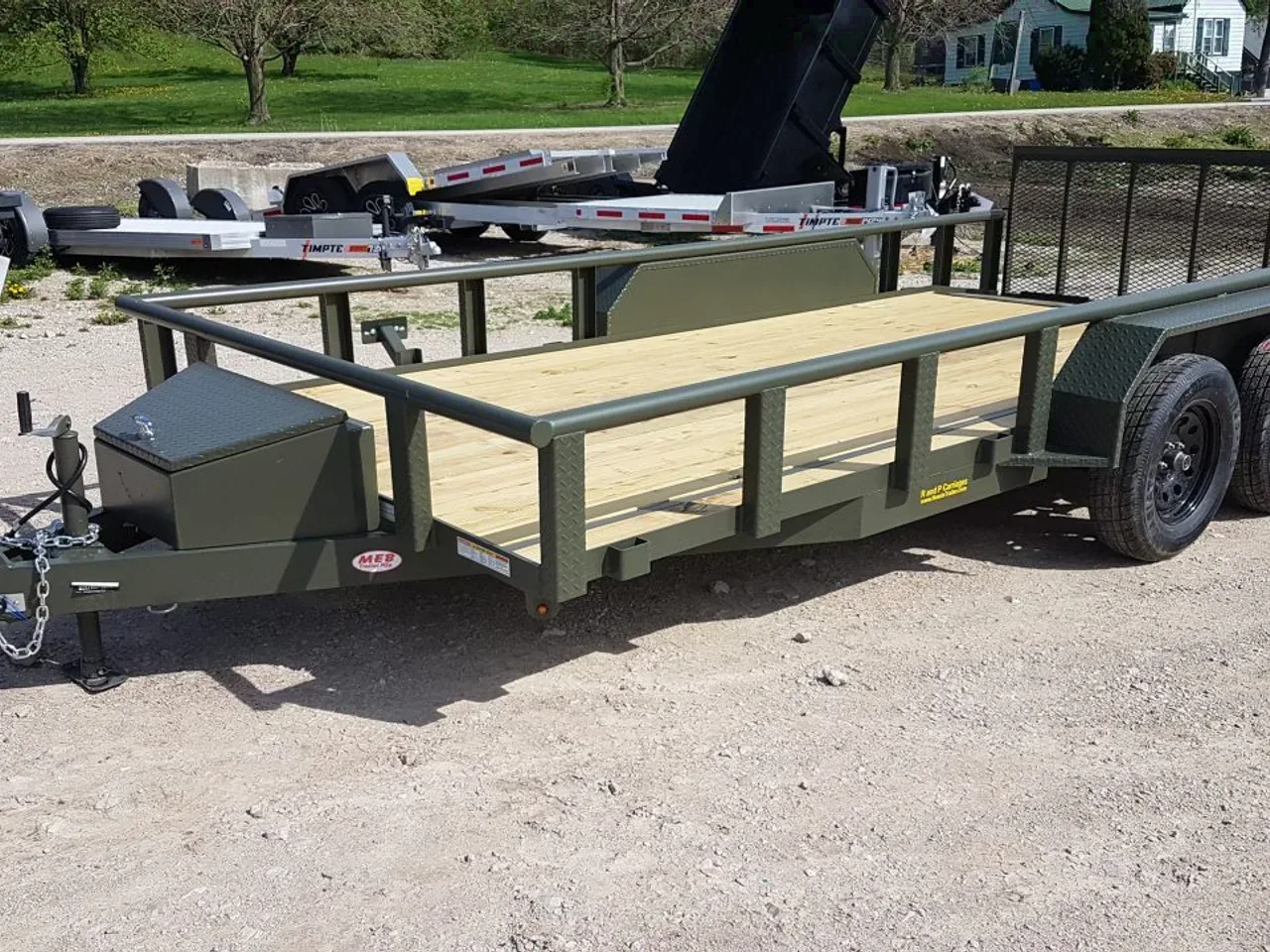 2026 MEB 83' x 16' Pipetop W/ Ramp 7K Utility Trailer