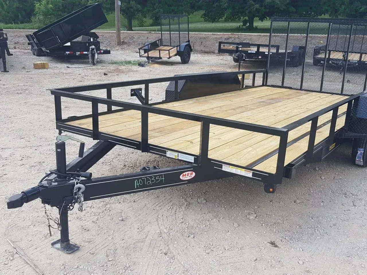 2026 MEB 83" x 16' Utility Trailer with Ramp Gate - 7K GVWR