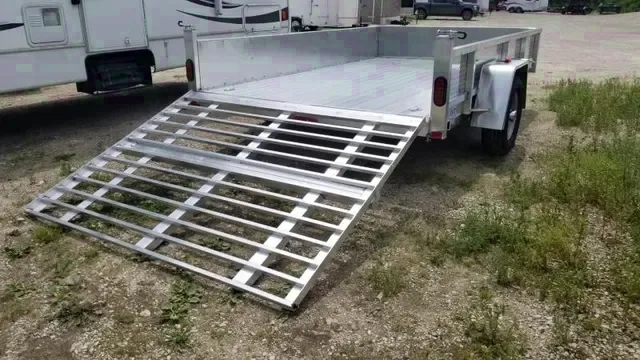 Offer Now: 2025 R&R 7x12 All-Aluminum Utility Trailer with Bi-Fold Ramp