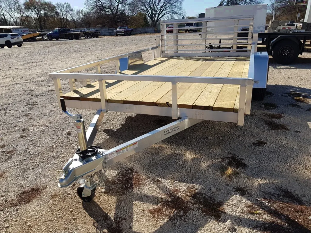 2026 R&R 7x12 UTA Aluminum Utility Trailer