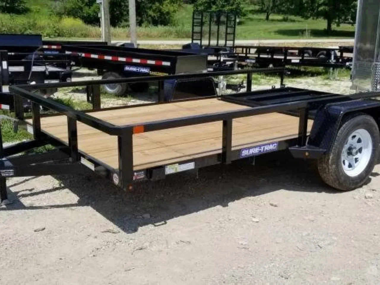 2026 Sure-Trac 7x12 Tube Top Utility Trailer w/Gate Utility Trailer