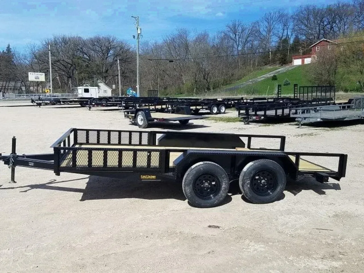 2026 MEB 7x14 ATV Utility w5' Side Load Ramps Utility Trailer