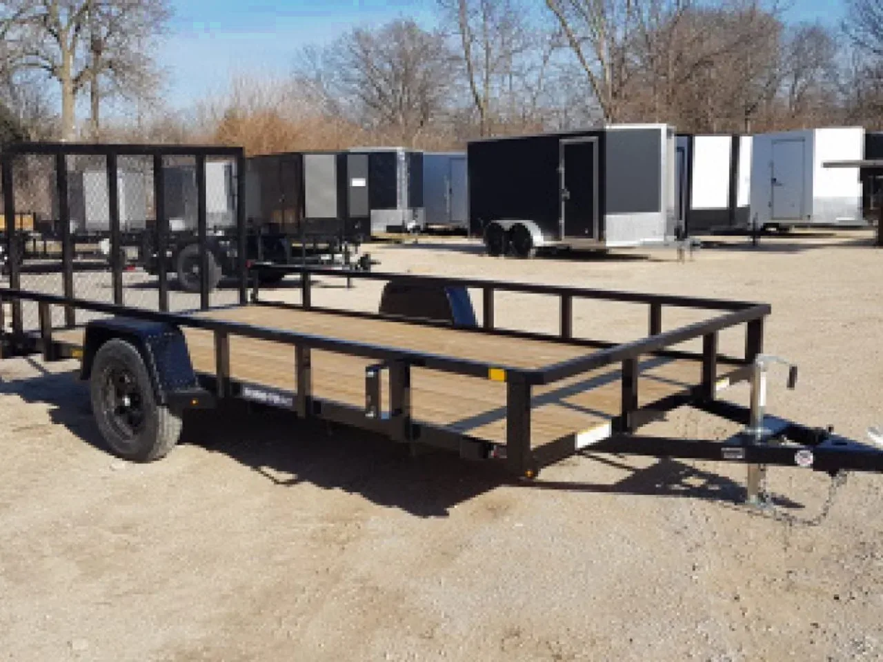 2026 Sure-Trac 7x14 Tube Top Utility Trailer w/Landscape Gate 5K