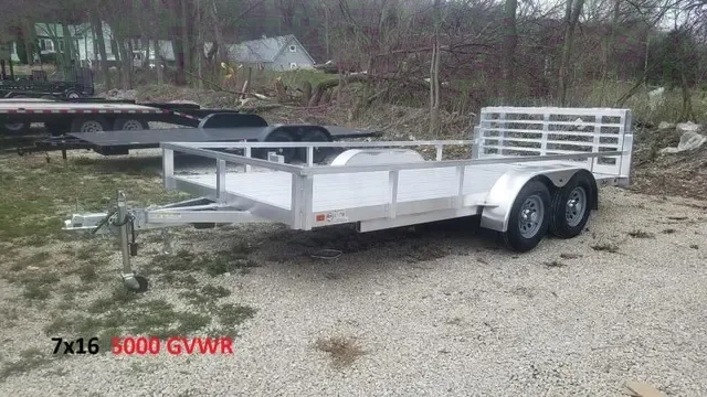 2025 R&R 7x16 All Aluminum Utility Trailer (5K GVWR) - Make Offer