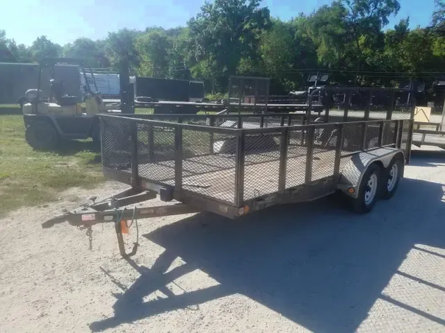 2016 PJ Trailers 7x16 Utility Trailer - Tandem Axle