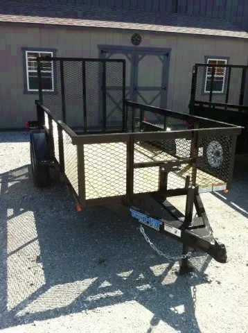 10ft SA Utility Trailer w/Expanded Metal Sides