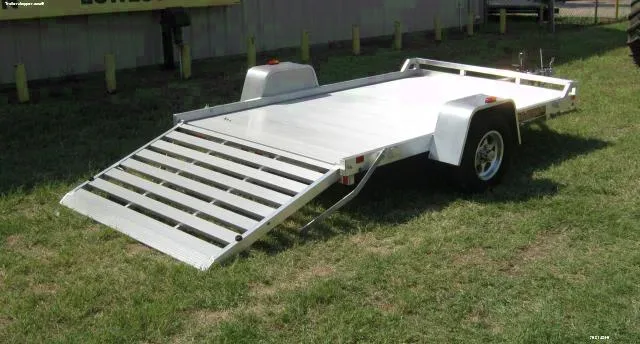 All Aluminum 10ft Utility Equipment Trailer