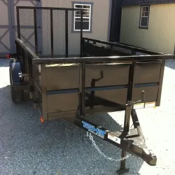 10ft Utility Trailer w/Steel Side Panels