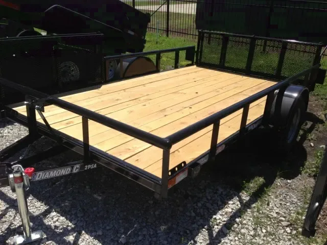 Utility Trailer Wood Deck Ramp 12ft