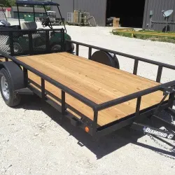 12ft Utility Trailer w/Treated Wood Decking