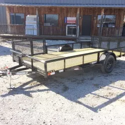 12ft Utility Trailer (Expanded Metal Sides)