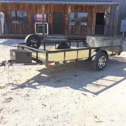 12ft Utility Trailer w/Tool Box