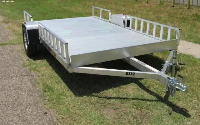 12ft Utility Trailer w/Side ATV Ramps