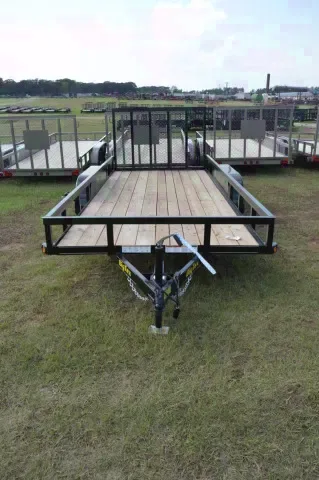 14ft Tandem 3500lb Axle Utility w/Ramp