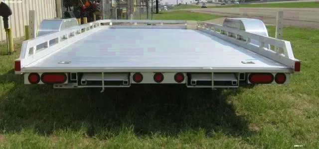 18ft Aluminum TA Utility Trailer with Ramp