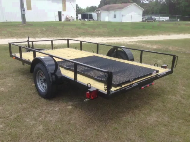SA 12ft Black Utility Trailer