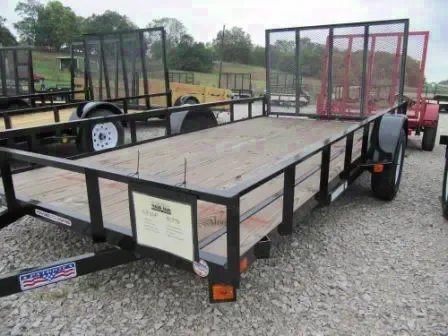 14ft Utility Trailer w/Tube Gate