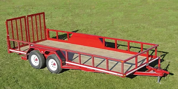 Utility Trailer 18ft Bumper Pull Red