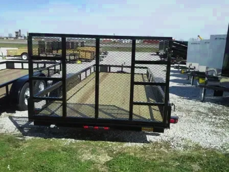 18ft Tandem 3500 lb Axle w/Brakes Utility Trailer