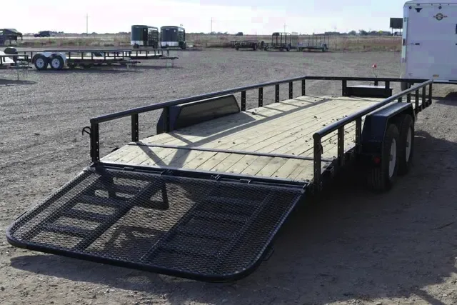 20ft Bumper Pull TA  Utility Trailer