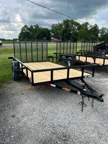 12ft SA Bumper Pull Hitch Utility Trailer